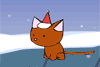 Christmas Cat Le Chat De Noël